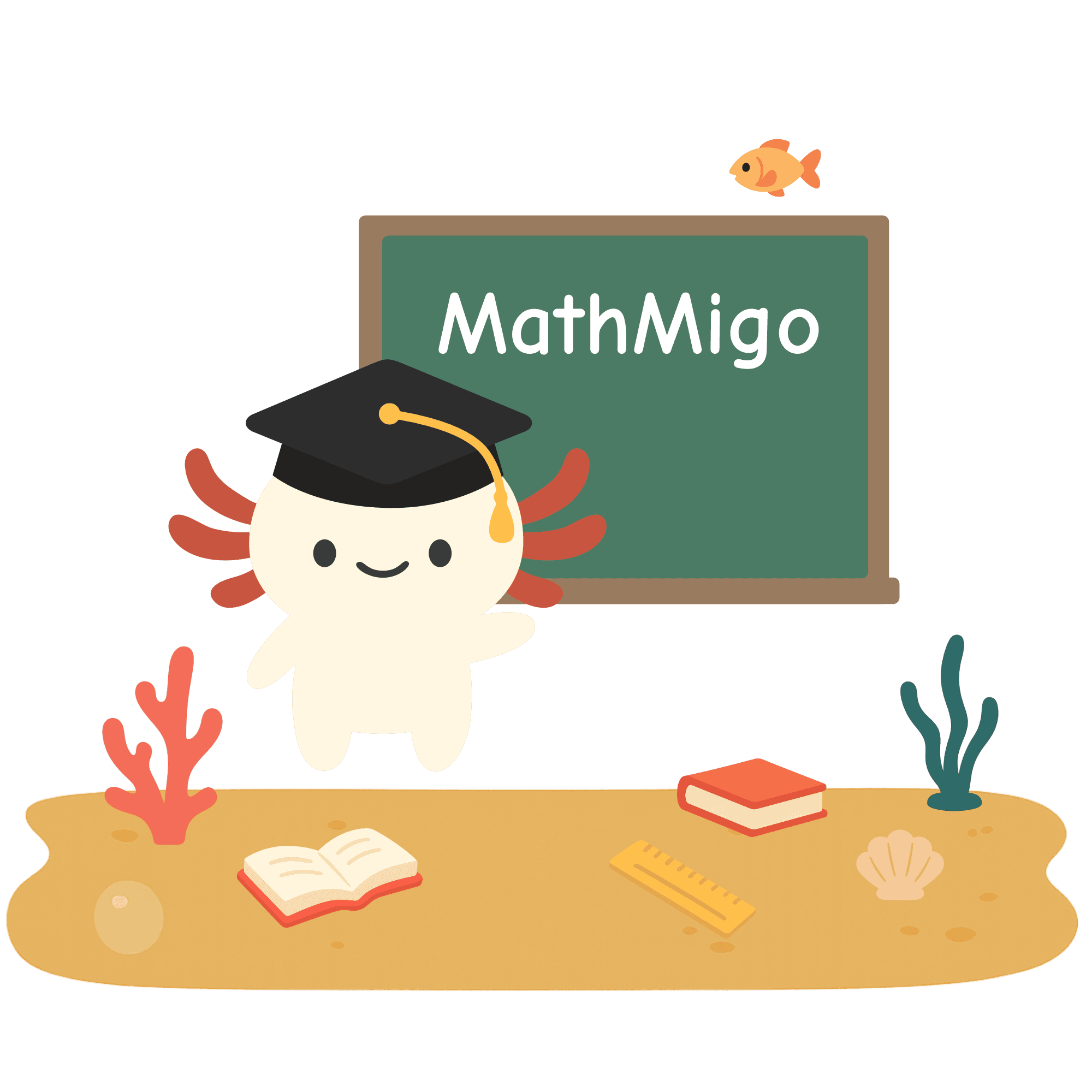 Axo the chalkboard character